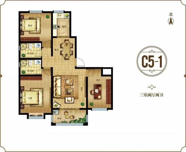 c5-1 3室2厅0厨2卫