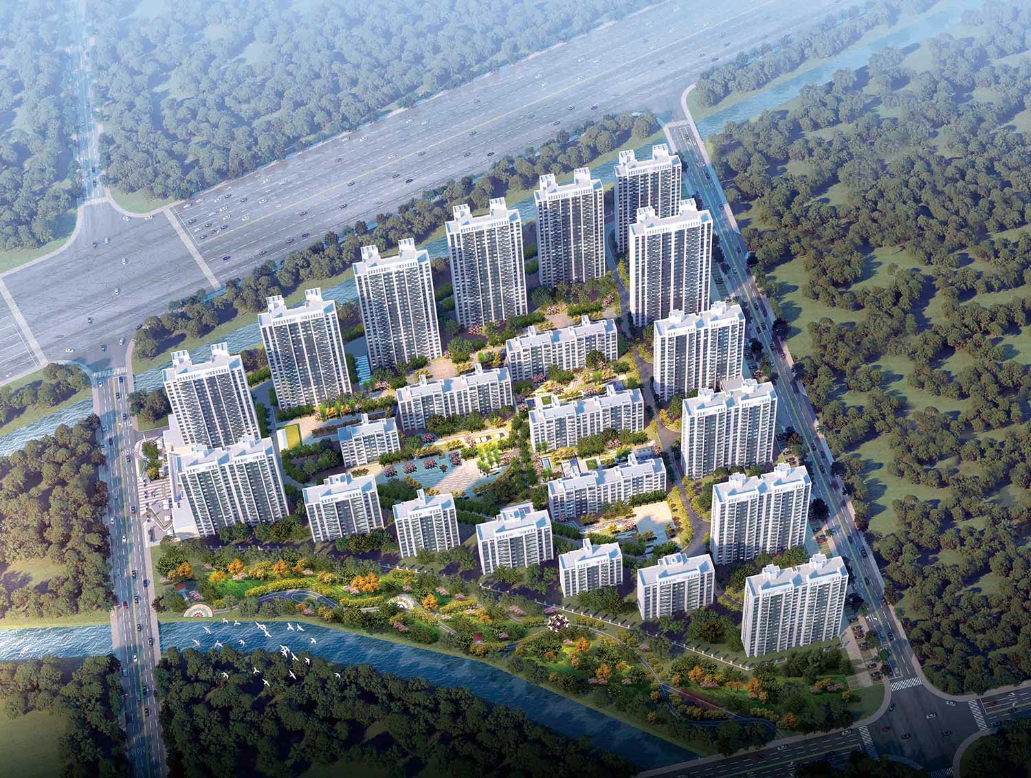 枣庄碧桂园&middot;星汇鸟瞰图